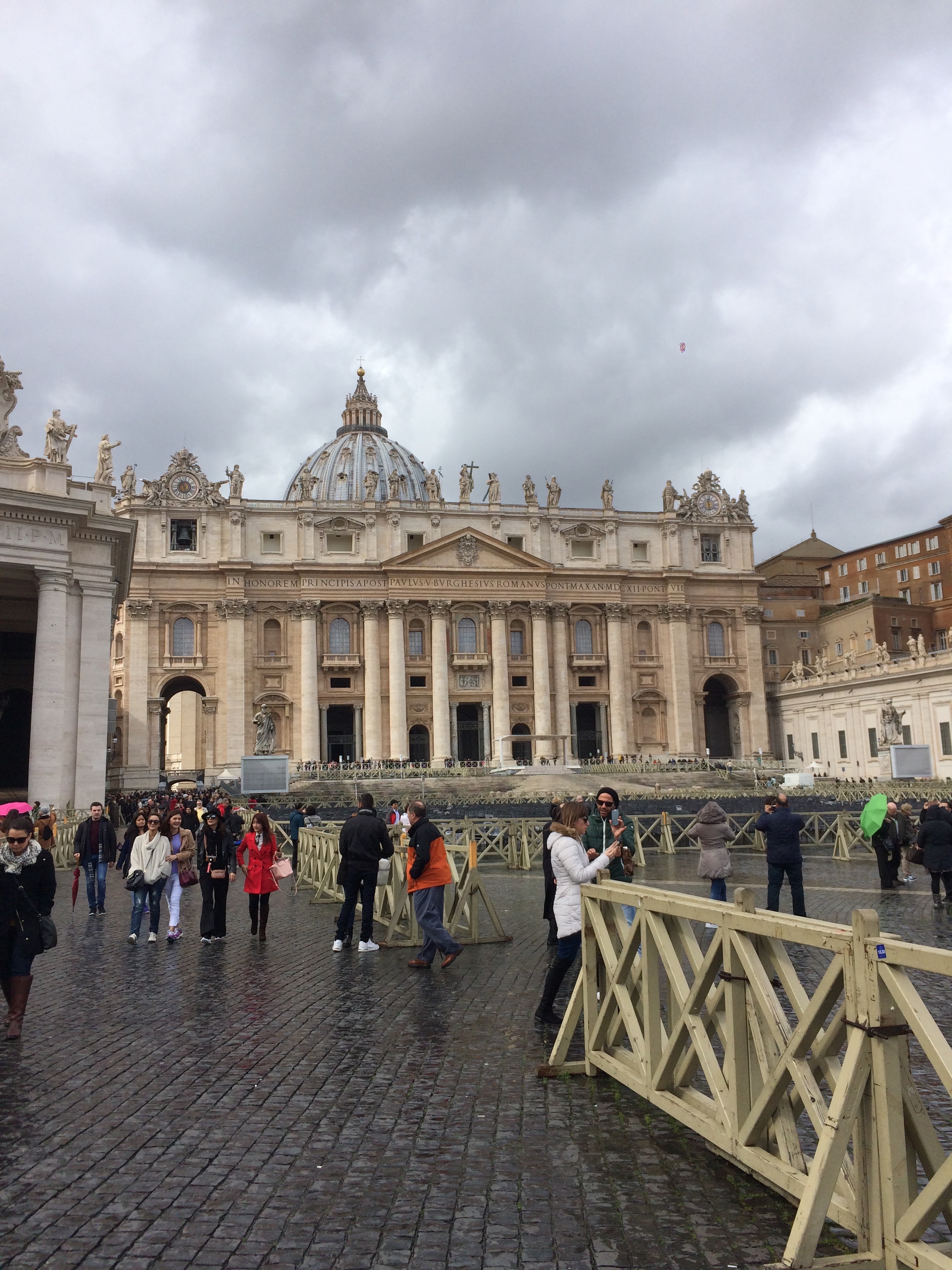 Image of the exterior of the Vatican