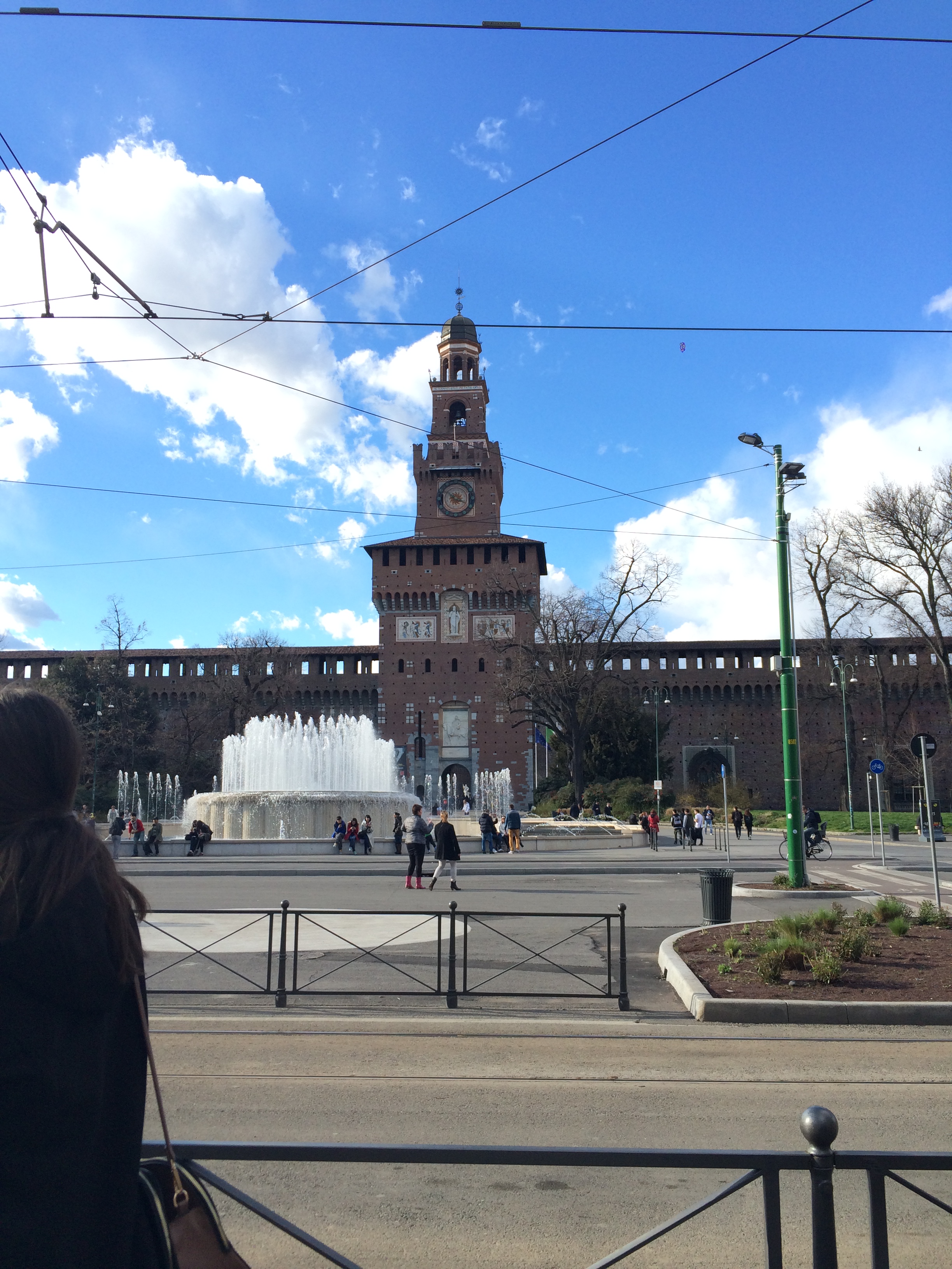 Image of the Sforza Castle in Milan, Italy